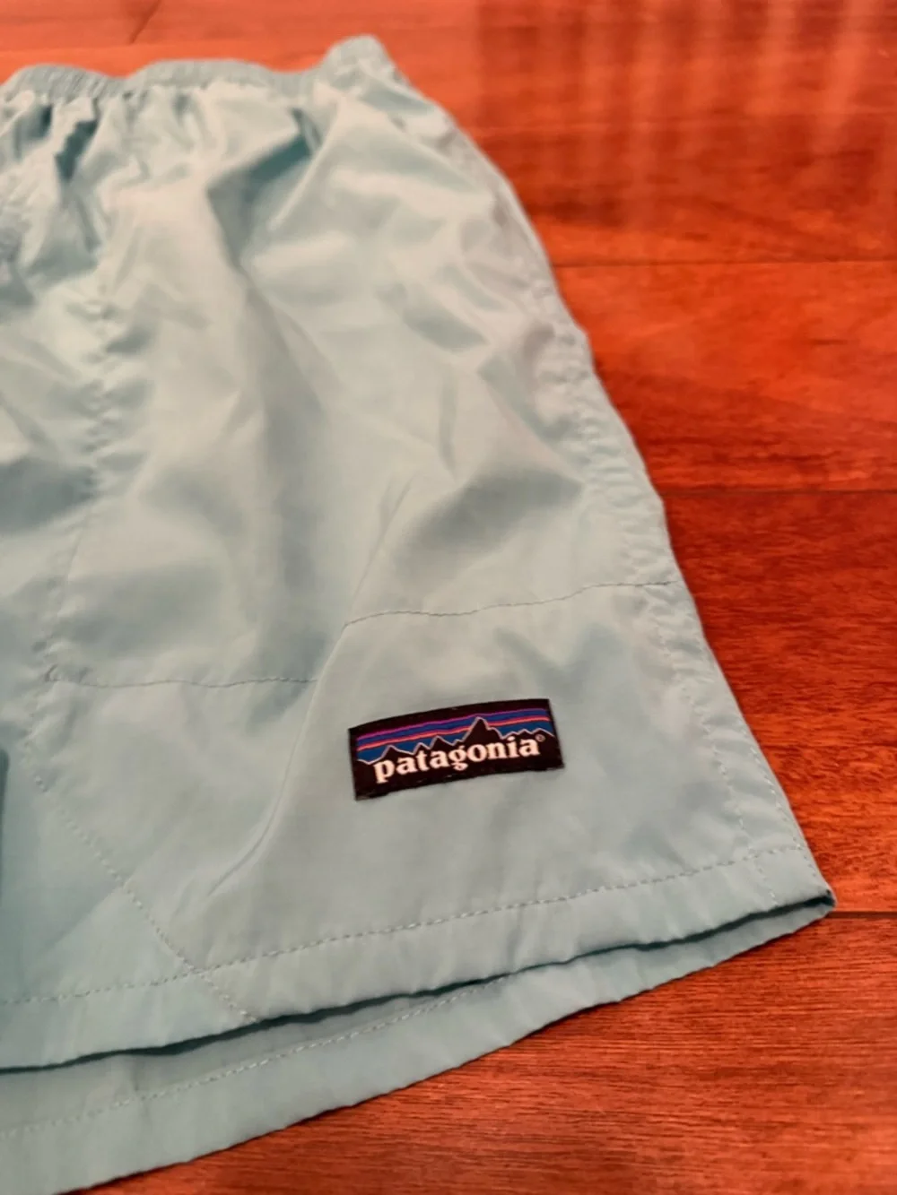 Patagonia Men’s Baggies Shorts Size Small Blue Swim Athletic Shorts
